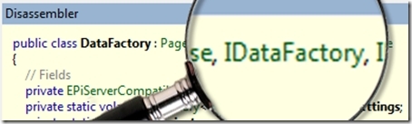 IDataFactory Magnified view of EPiServers DataFactory implementing IDataFactory