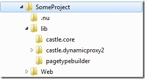 Install Page Type Builder and EPiAbstractions using Nu