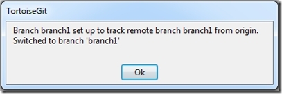 TortoiseGit Branch set up dialog