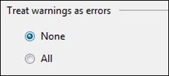 WarningsAsErrors