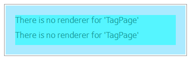 There is no renderer for 'page type name' messages