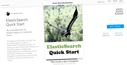 Book announcement: ElasticSearch Quick Start